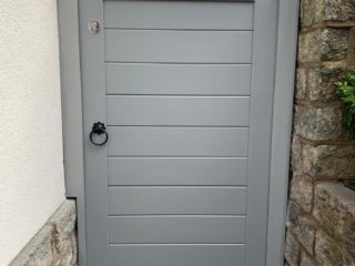 Hardwood Knutsford Design Plummett Stain Front Single.