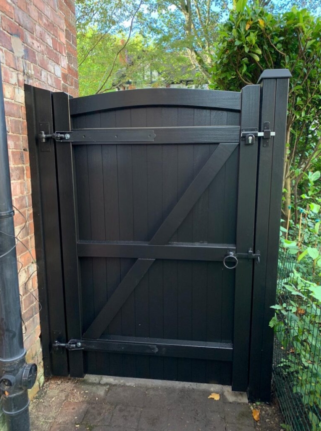 Lymm Style Jet Black Stain Rear.