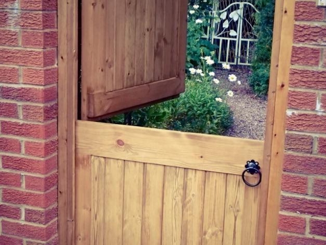 Softwood halved Side Gate - Lymm design