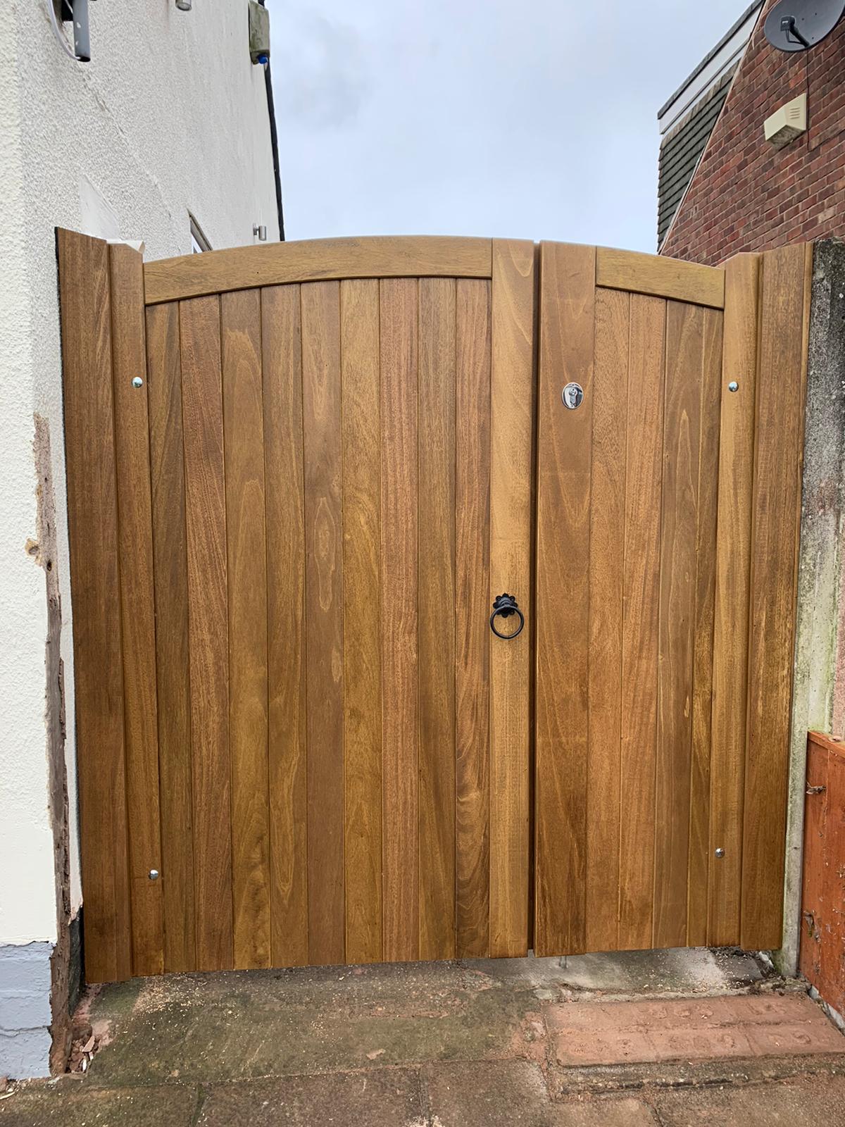 Idigbo Lymm Design With Gate Panel Mid Oak Stain Front