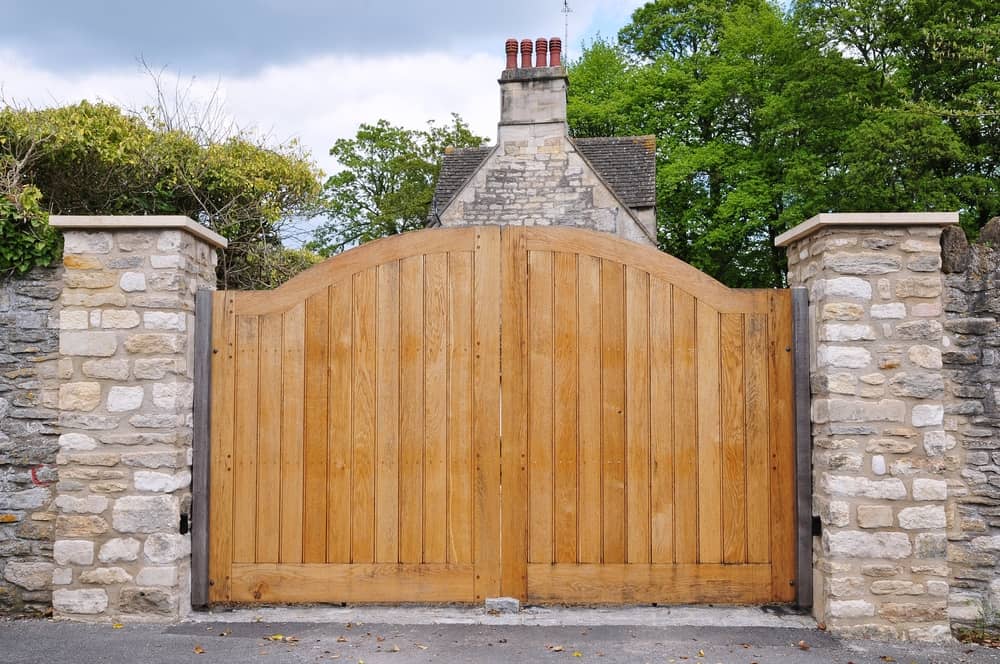 handmade wooden gates